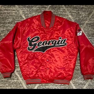 Georgia Bulldogs Red Bomber Jacket XL